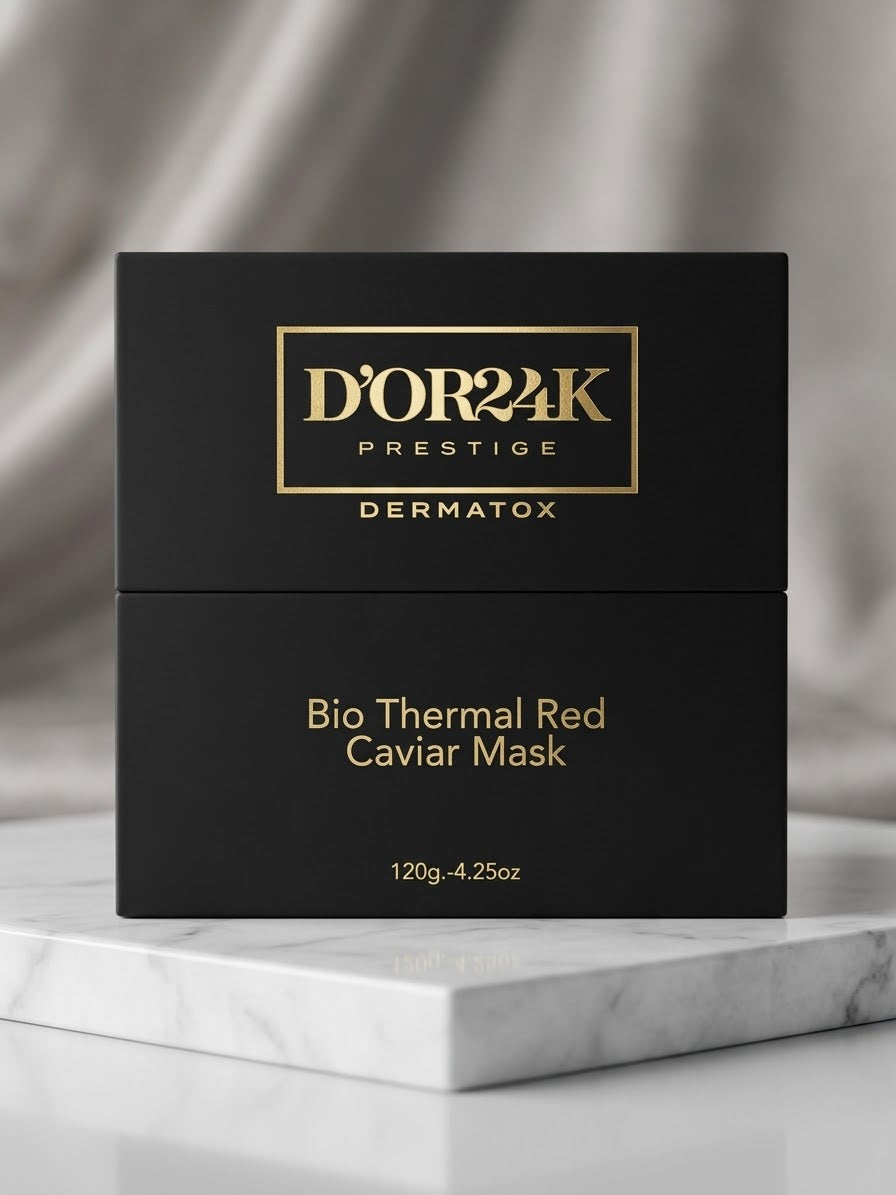 D'or24k Prestige Dermatox Bio Thermal Red Caviar Mask (120g)