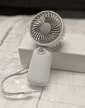 Woanger Mini Portable Handheld Fans – White (Bulk Lot of 150)
