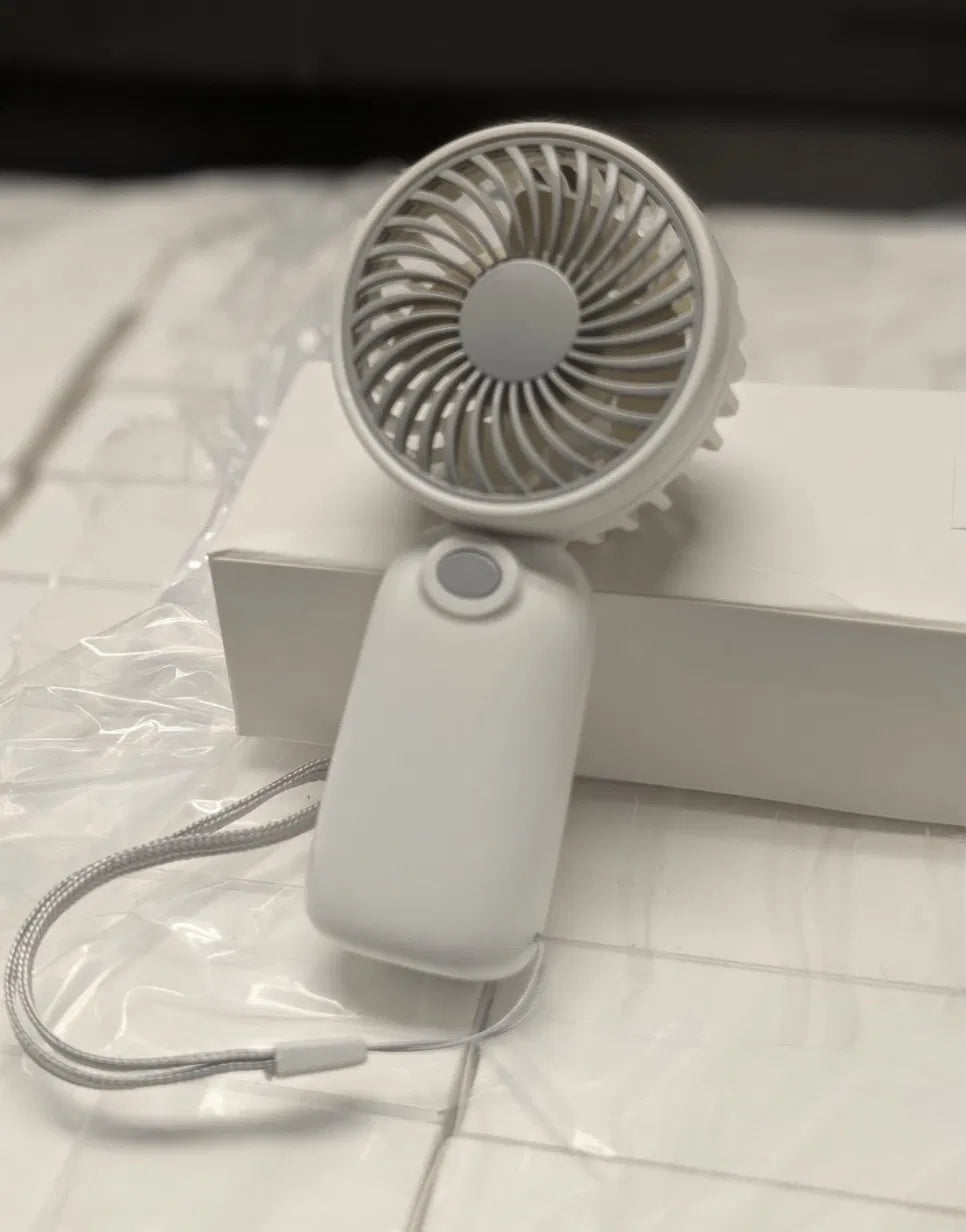 Woanger Mini Portable Handheld Fans – White (Bulk Lot of 150)